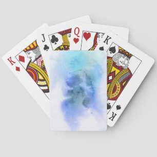 Baraja De Cartas Fondo pintado a mano de acuarela abstracta 9