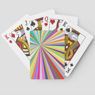 Baraja De Cartas Fondo rayado fresco