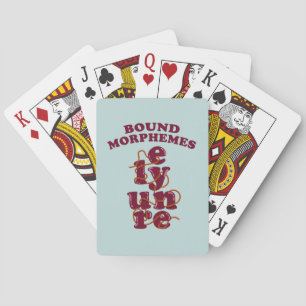 Baraja De Cartas Fonos morfemos enlazados enseñando inglés