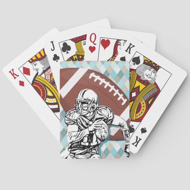 Baraja De Cartas Football and Player Art Playing Cards (Reverso)