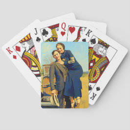 Baraja De Cartas Forajidos Bonnie & Clyde The Barrow Gang Pintura