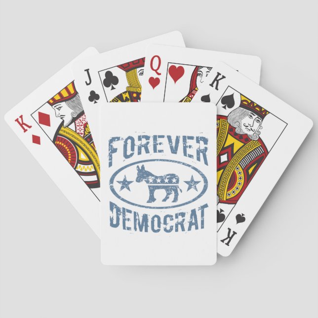 Baraja De Cartas Forever Demócrata (Reverso)