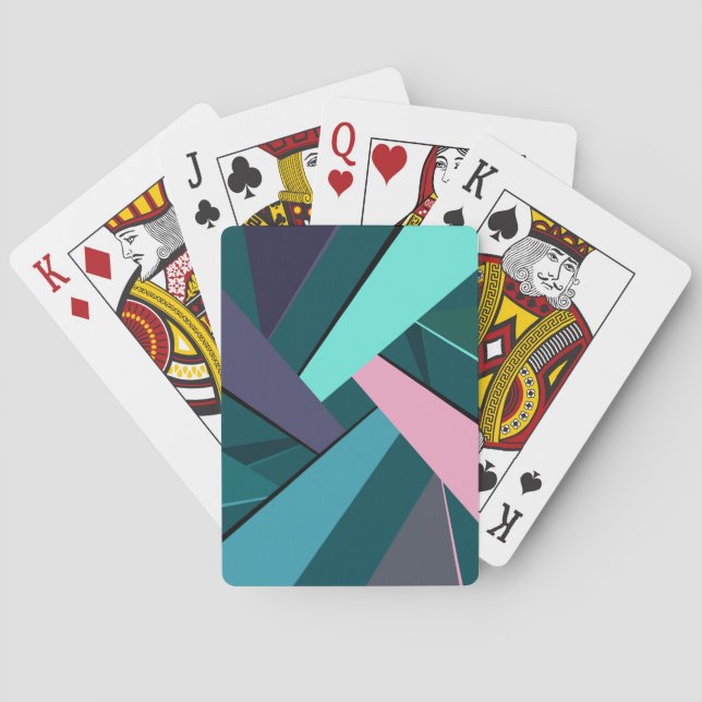 Baraja De Cartas Forma Geométrica Abstracta 6 (Reverso)