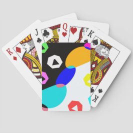 Baraja De Cartas Formas coloreadas