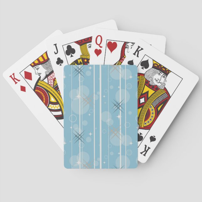 Baraja De Cartas Formas de estrellas y círculos (Reverso)