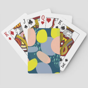 Baraja De Cartas Formas geométricas: Colorido estilo Memphis