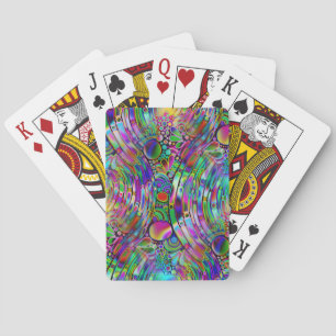Baraja De Cartas Formas muy coloridas abstractas art. 1