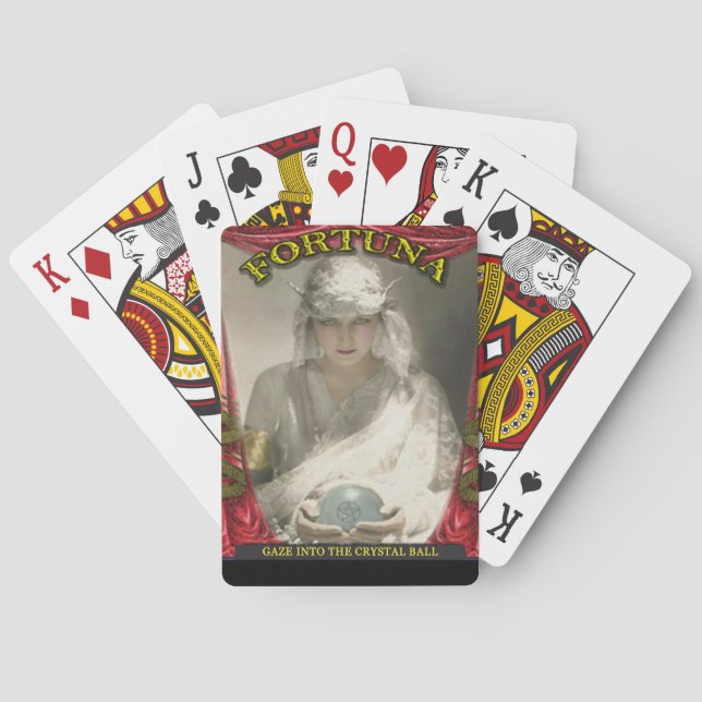 Baraja De Cartas Fortuna Diosa Romana de la Suerte (Reverso)