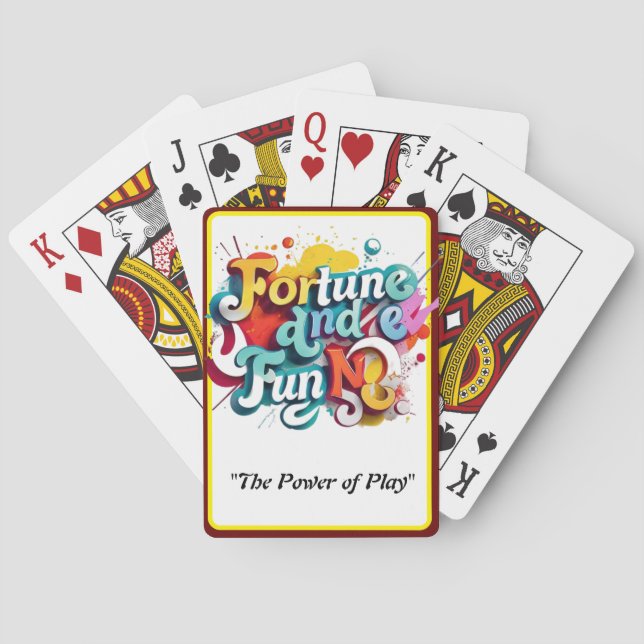 Baraja De Cartas "Fortuna y diversión" (Reverso)
