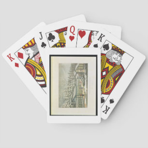 Baraja De Cartas Forzando el jardín en invierno, de fragmentos en