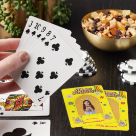 Baraja De Cartas Foto Almohada Cumpleaños Personalizada | Regalo Pe