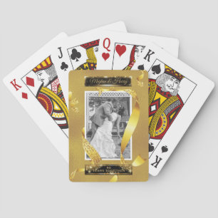 Baraja De Cartas Foto Boda personalizada 50 años de oro