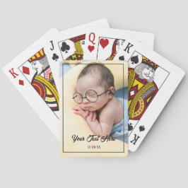 Baraja De Cartas Foto completa - Tarjetas de reproducción de texto 