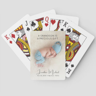 Baraja De Cartas Foto de bebé personalizada