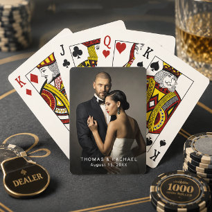 Baraja De Cartas Foto de boda o compromiso de pareja