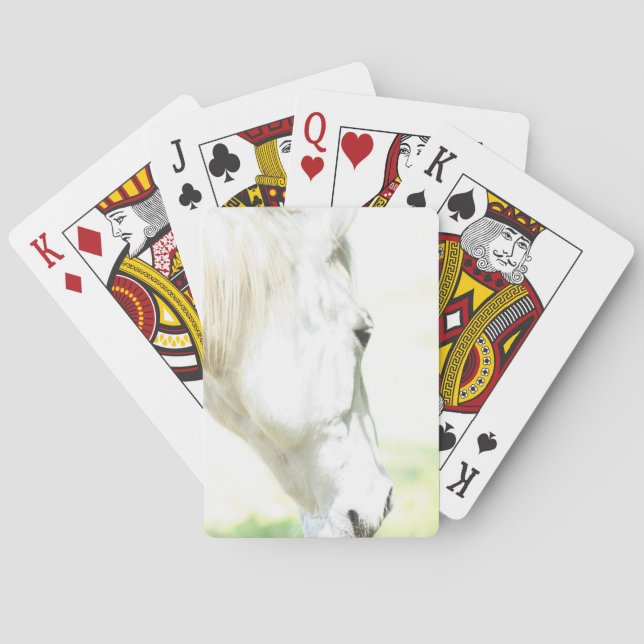 Baraja De Cartas Foto de caballo (Reverso)
