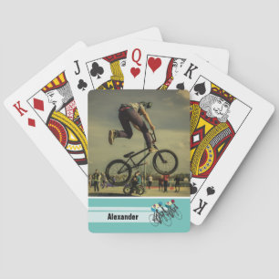 Baraja De Cartas Foto de ciclismo retro