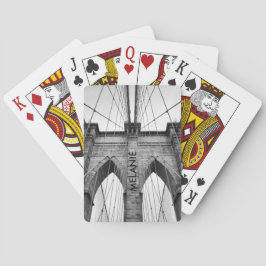 Baraja De Cartas Foto de cierre arquitectónico del puente de Brookl