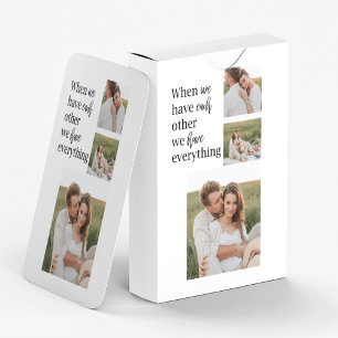 Baraja De Cartas Foto de colección moderna de pareja romántica rega