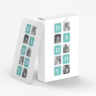 Baraja De Cartas Foto de colección moderna Regalo del Día de los Pa