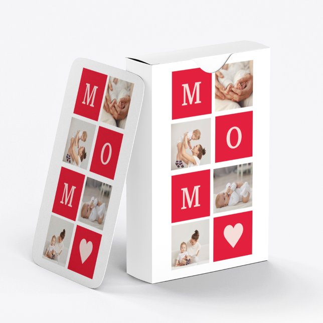 Baraja De Cartas Foto de colección moderna y regalo de la mejor mam (Subido por el creador)