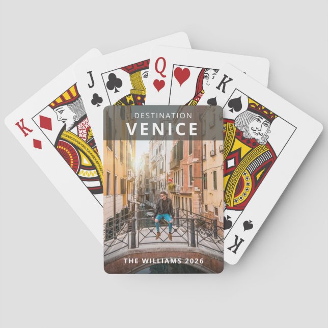 Baraja De Cartas Foto de destino (Reverso)