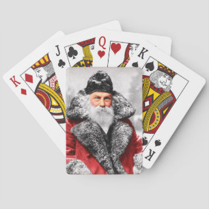 Baraja De Cartas Foto de época de Santa Claus