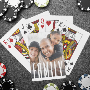 Baraja De Cartas Foto de familia moderna simple