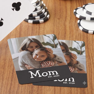 Baraja De Cartas Foto de fuente caprichosa divertida en blanco de m