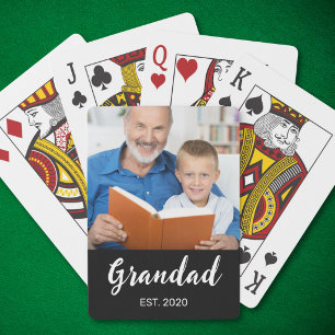 Baraja De Cartas Foto de guión establecido de abuelo