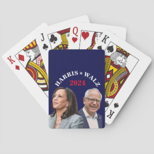 Baraja De Cartas Foto de Kamala Harris Walz - Vicefotos del preside