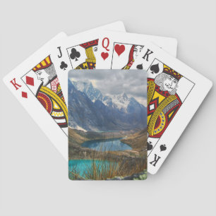 Baraja De Cartas Foto de las montañas alpinas escénicas