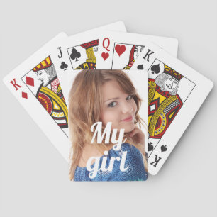 Baraja De Cartas Foto de mi novia esposa