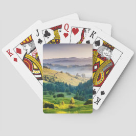 Baraja De Cartas Foto de naturaleza escénica de colinas rodantes