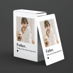 Baraja De Cartas Foto de personalizado Dad   Día del Padre