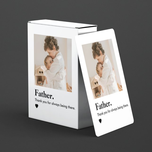 Baraja De Cartas Foto de personalizado Dad | Día del Padre (Subido por el creador)