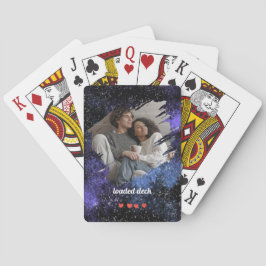 Baraja De Cartas Foto del Día de San Valentín Personalizada Robó Mi