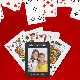 Baraja De Cartas Foto del mejor Personalizado del mundo