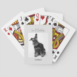 Baraja De Cartas Foto divertida de perro