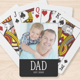 Baraja De Cartas Foto establecida del papá