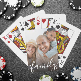 Baraja De Cartas Foto familiar personalizada