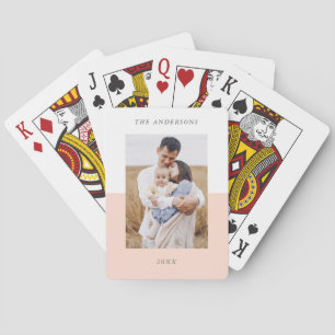 Baraja De Cartas Foto familiar personalizada