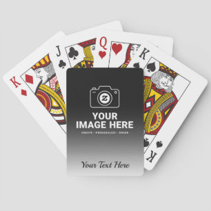 Baraja De Cartas Foto Más Mensaje Personalizado