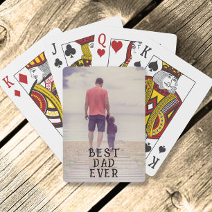 Baraja De Cartas Foto Mejor Padre Nunca Padre Keepsake