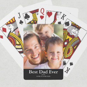 Baraja De Cartas Foto Mejor Papá 