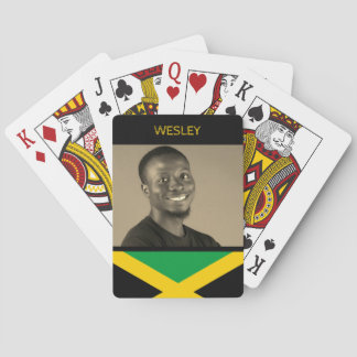 Baraja De Cartas Foto patriótica de la bandera jamaicana
