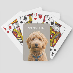 Baraja De Cartas Foto Perros Personalizados Nombre - LEER DESCRIPCI