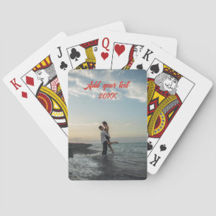 Baraja De Cartas foto personalizada Boda