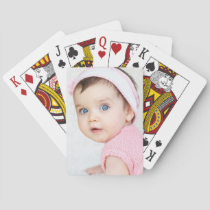 Baraja De Cartas Foto personalizada de bebé/niño