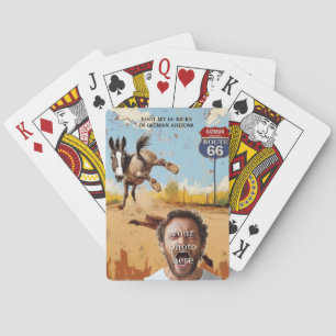 Baraja De Cartas Foto personalizada de la ruta 66 de Oatman